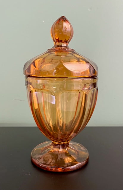 Amber Apothecary Jar