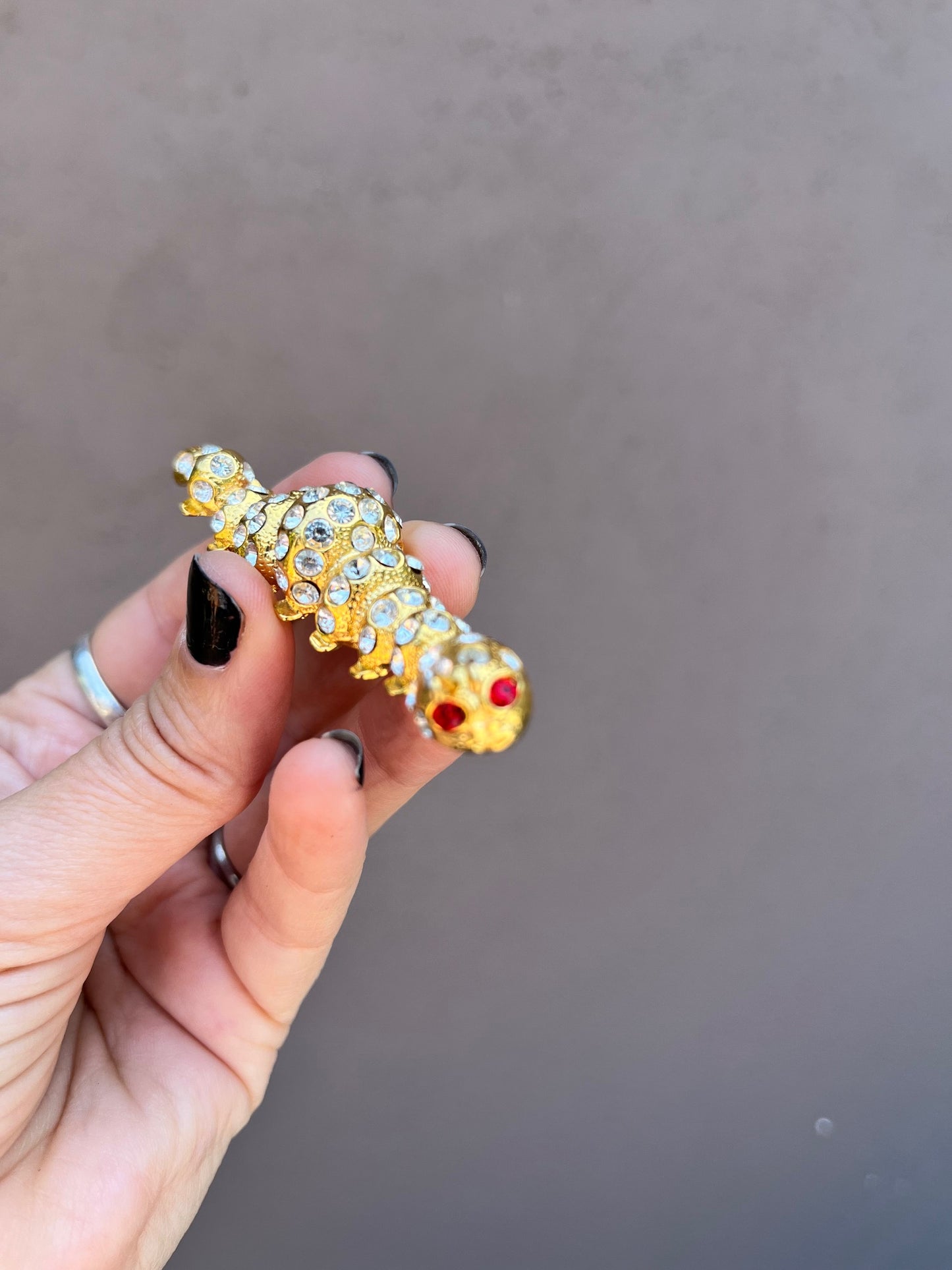 Vintage Caterpillar Brooch