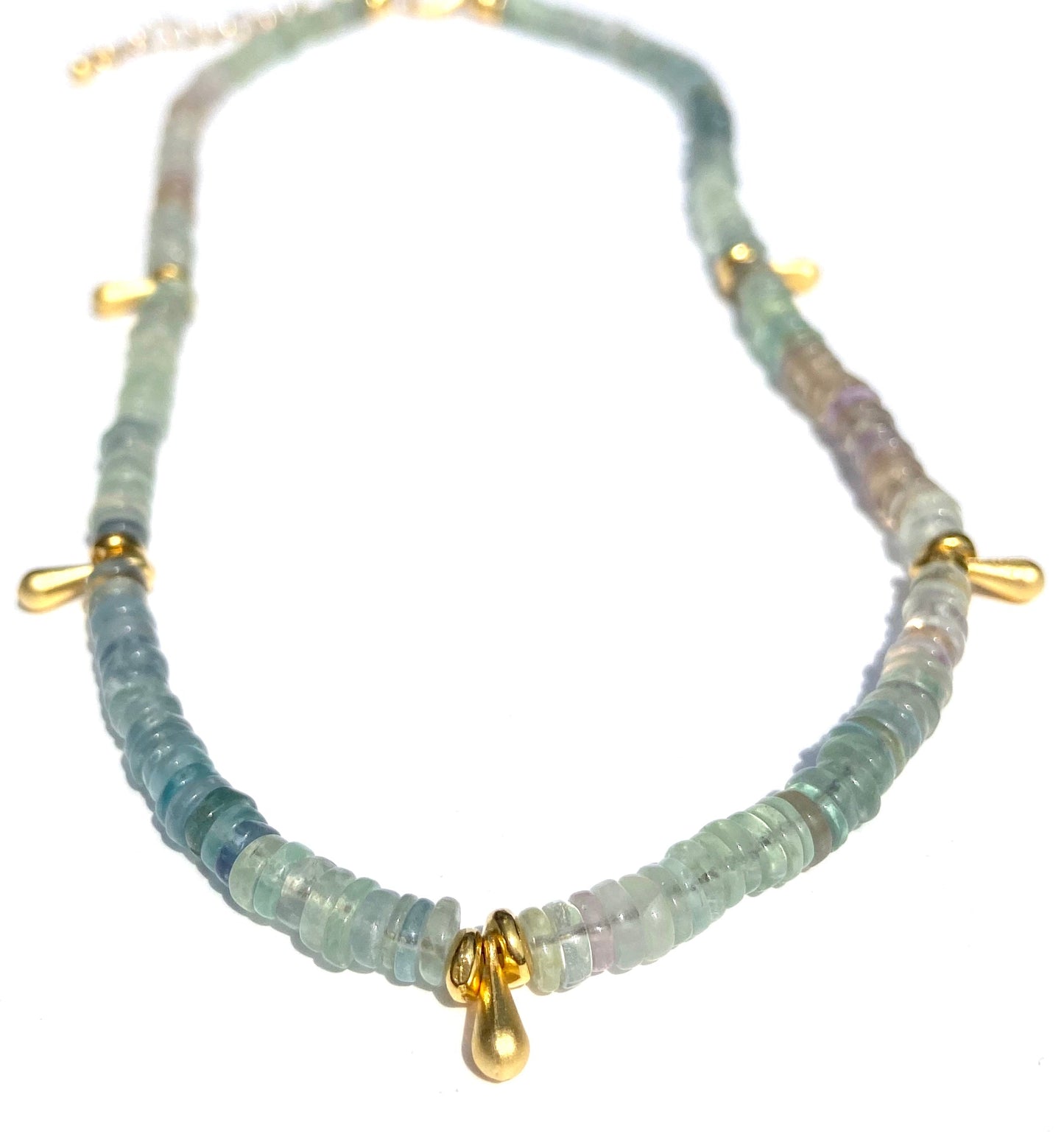 Essential Stone Layer Necklace in Multi Stone