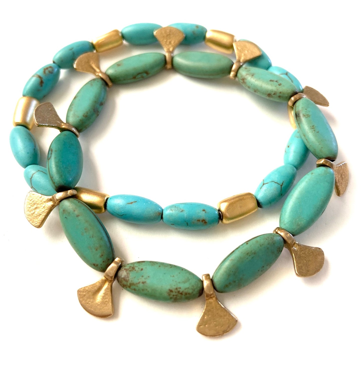 Everyday Turquoise Stacking Bracelets