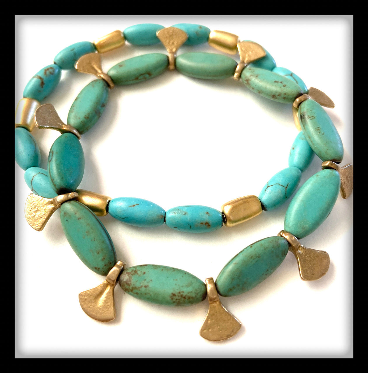 Everyday Turquoise Stacking Bracelets