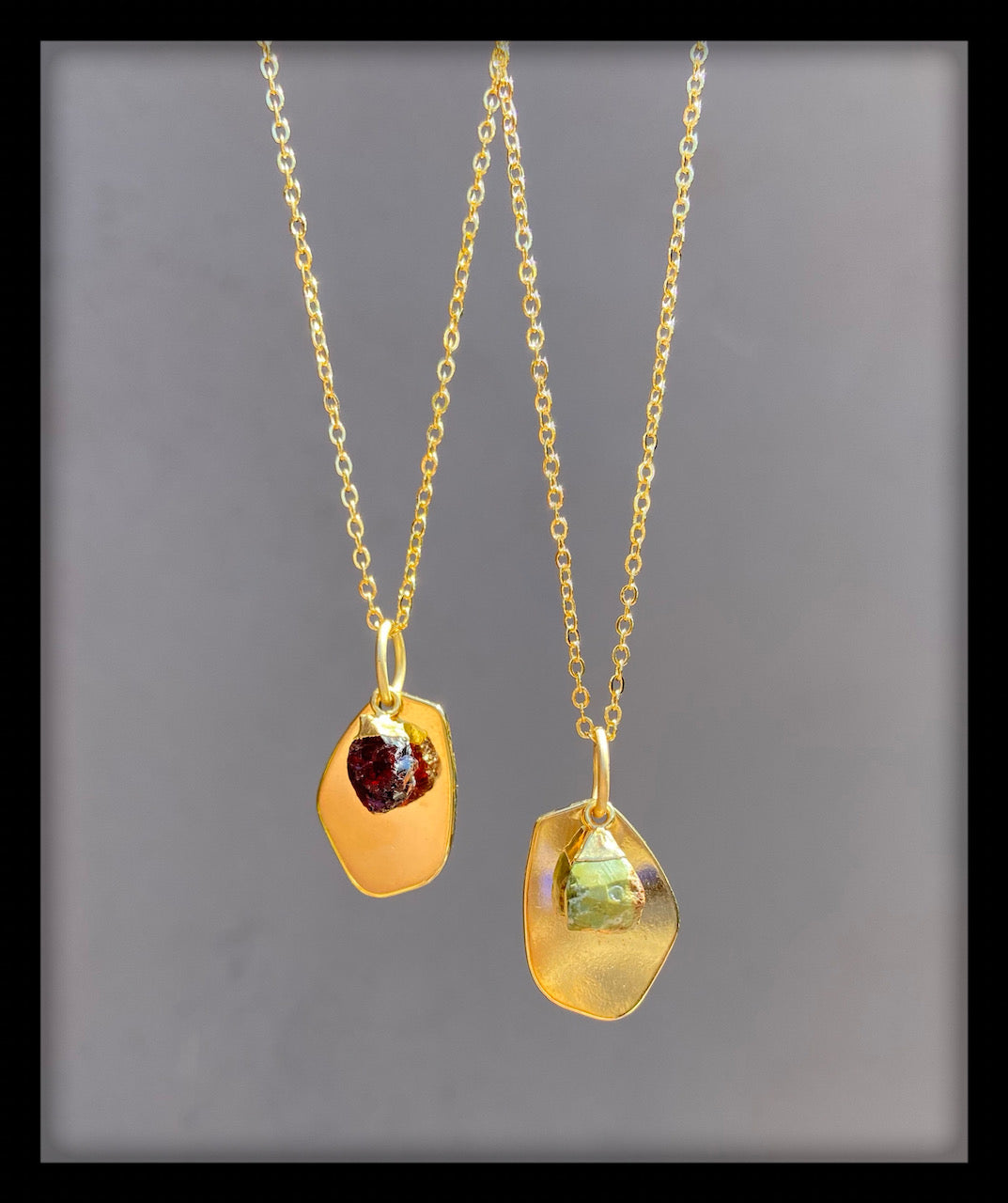 Stone & Tag Necklace