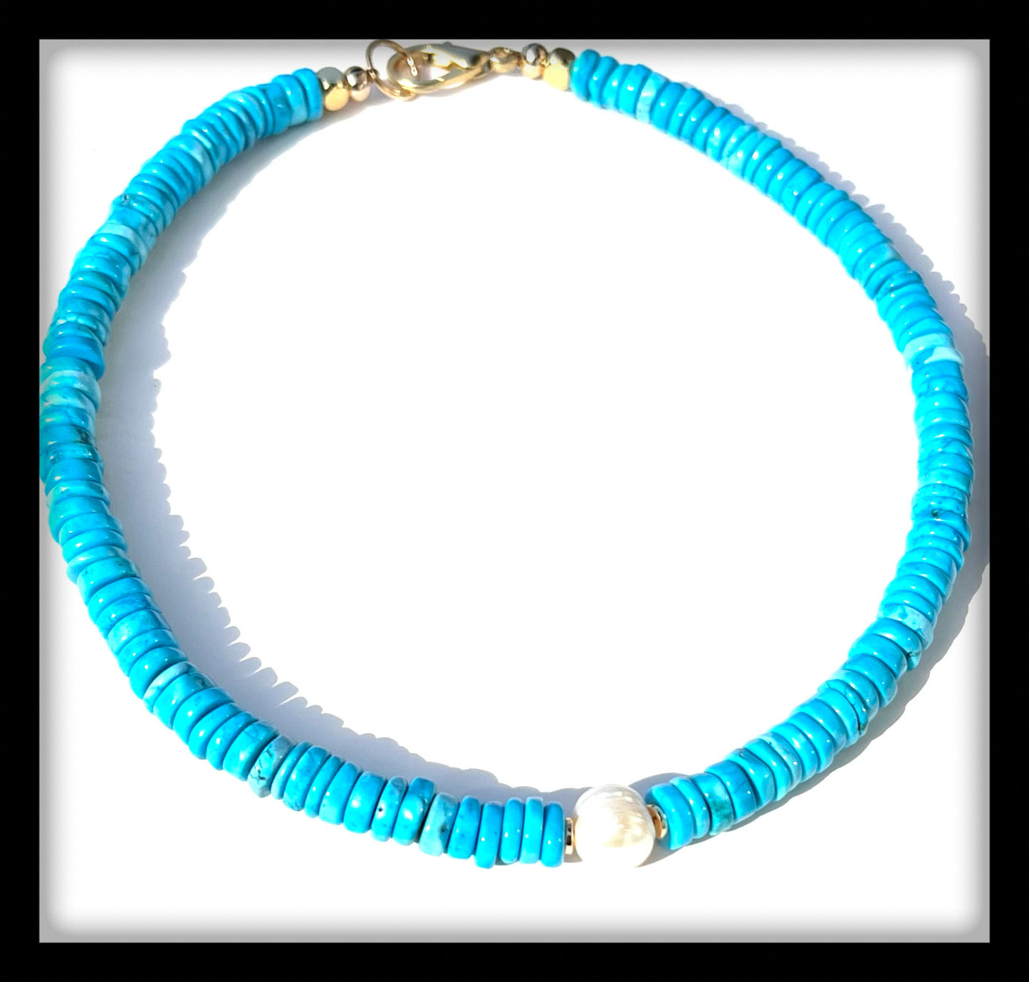 Turquoise Waves Necklace