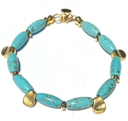 Turquoise Pinch Bracelet