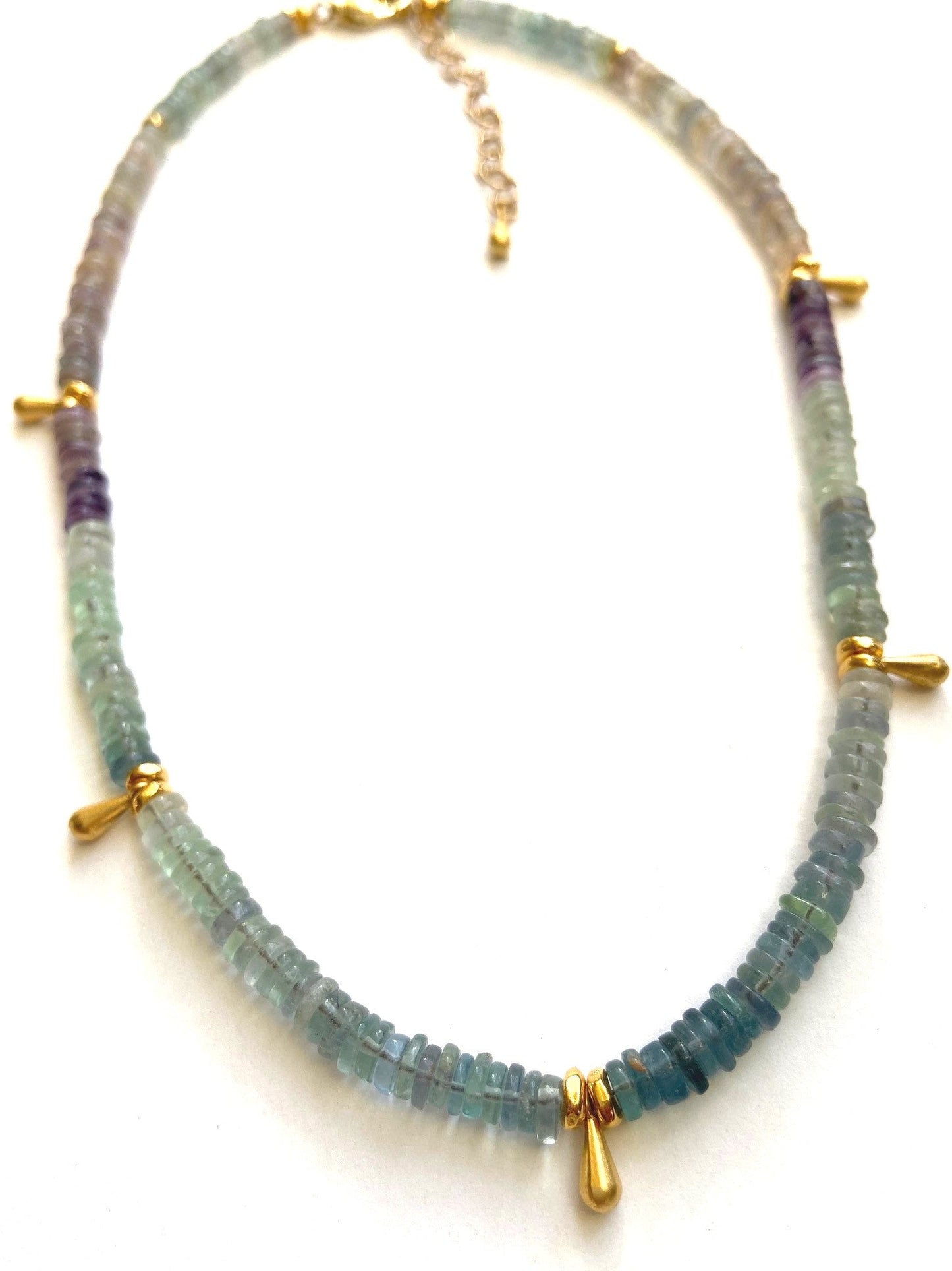 Essential Stone Layer Necklace in Multi Stone