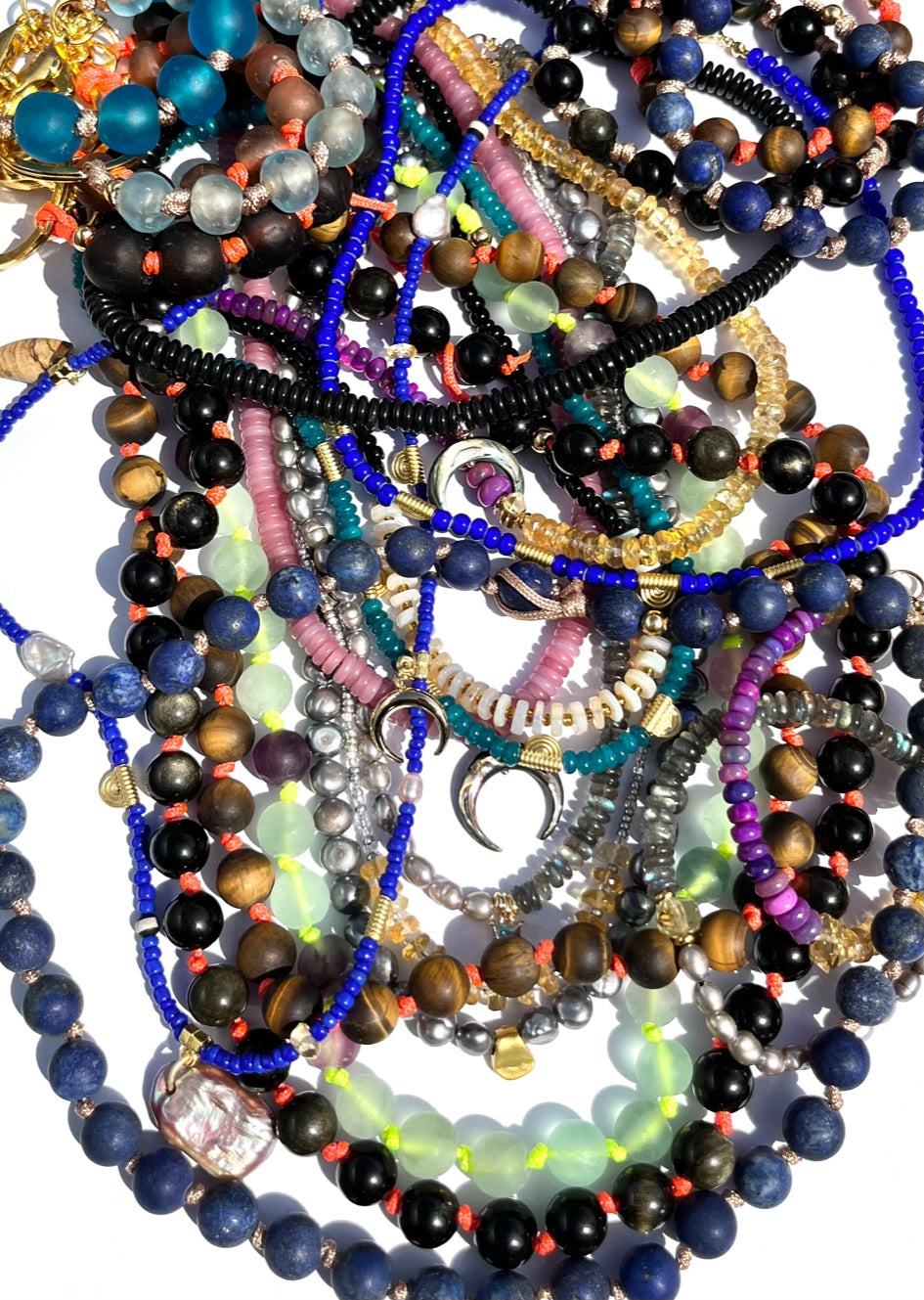 Fall Forward Knotted Necklaces