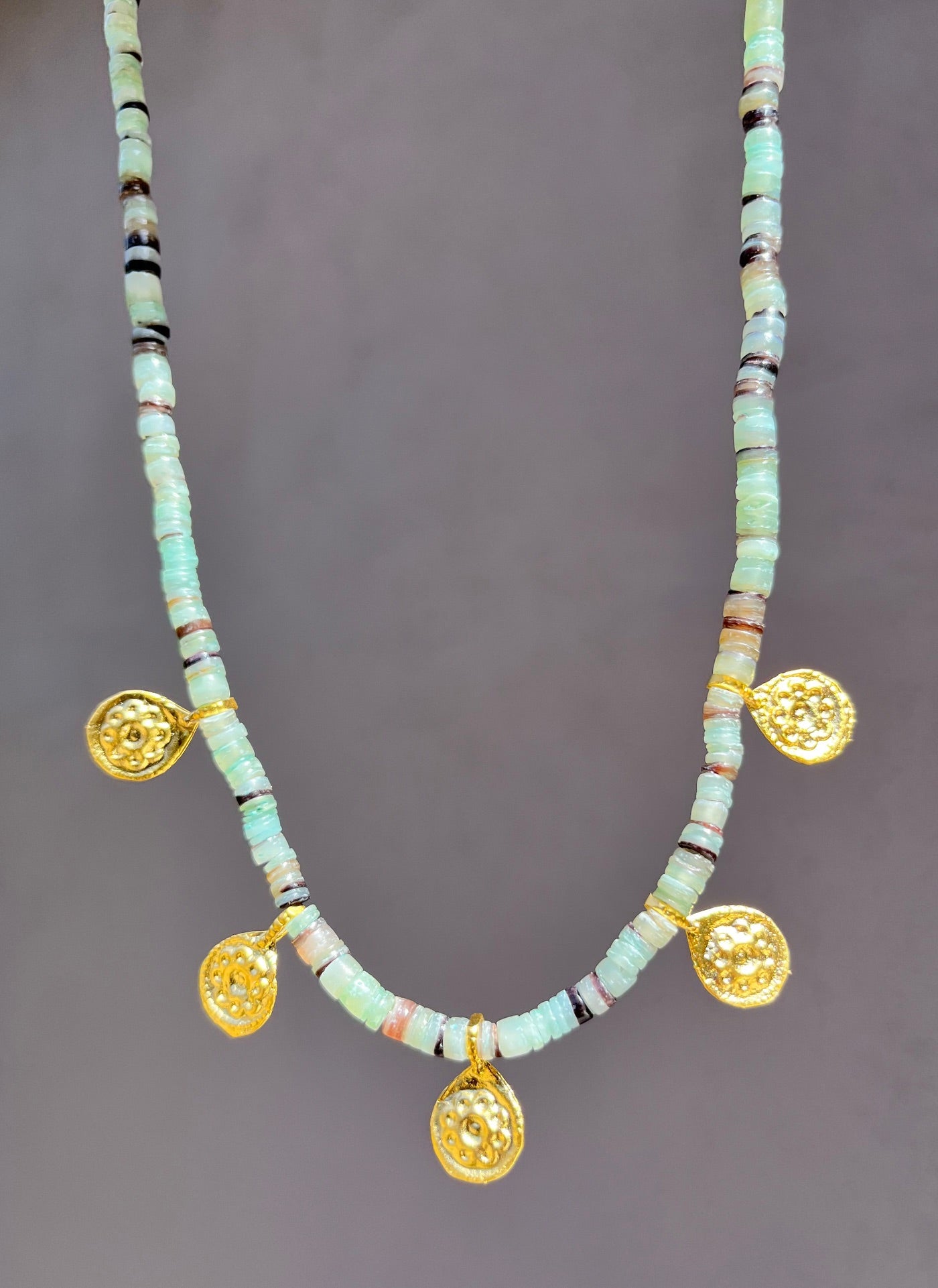 Shell Mint Necklace