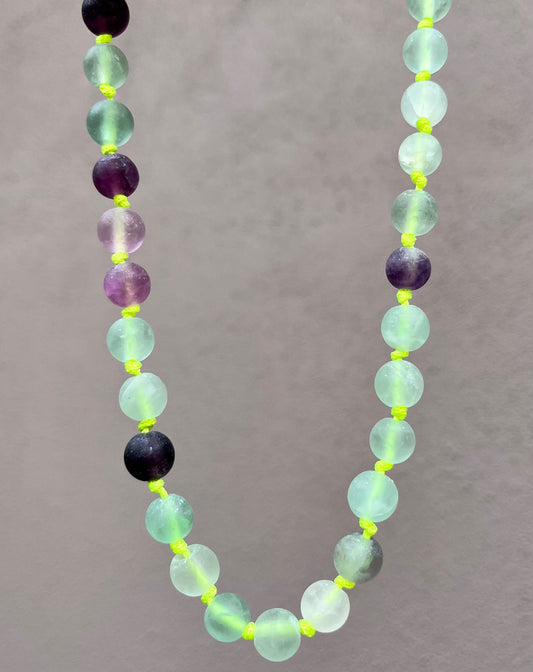 Neon Knotty Necklace