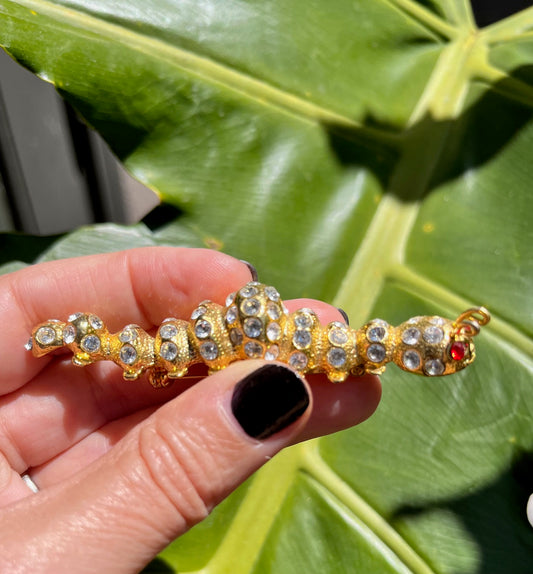 Vintage Caterpillar Brooch