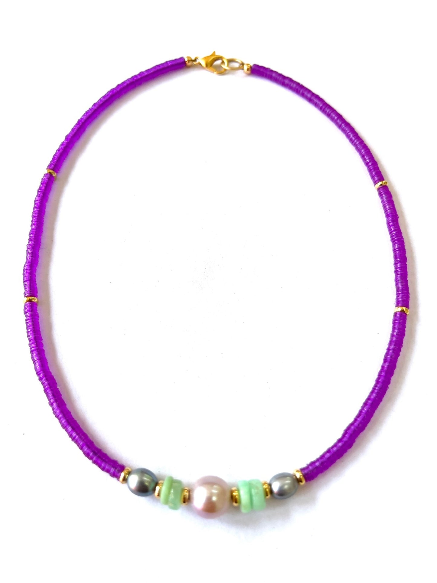 Maya Necklace in Orchid